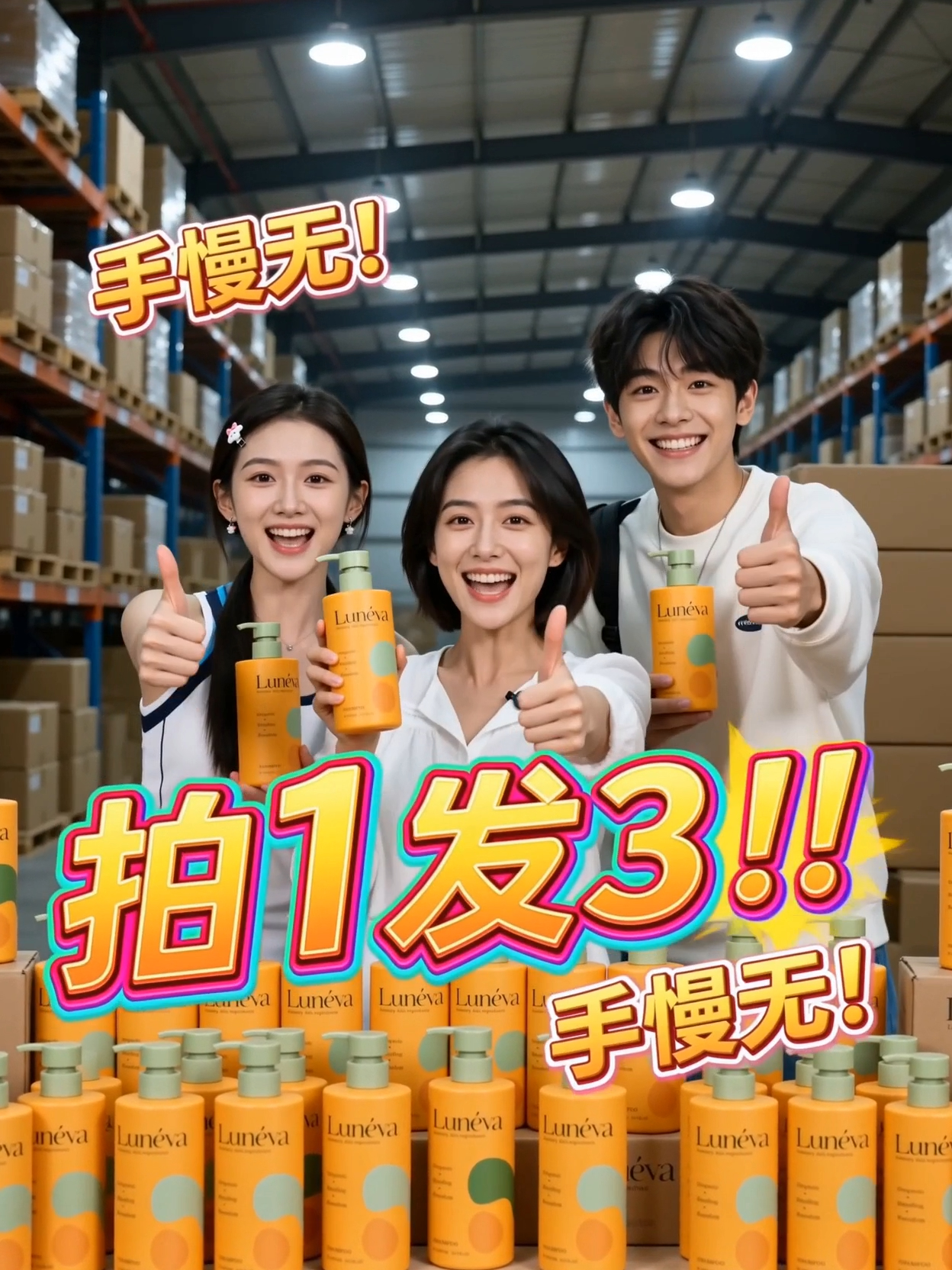 直播间特价直降 AI视频模板效果预览