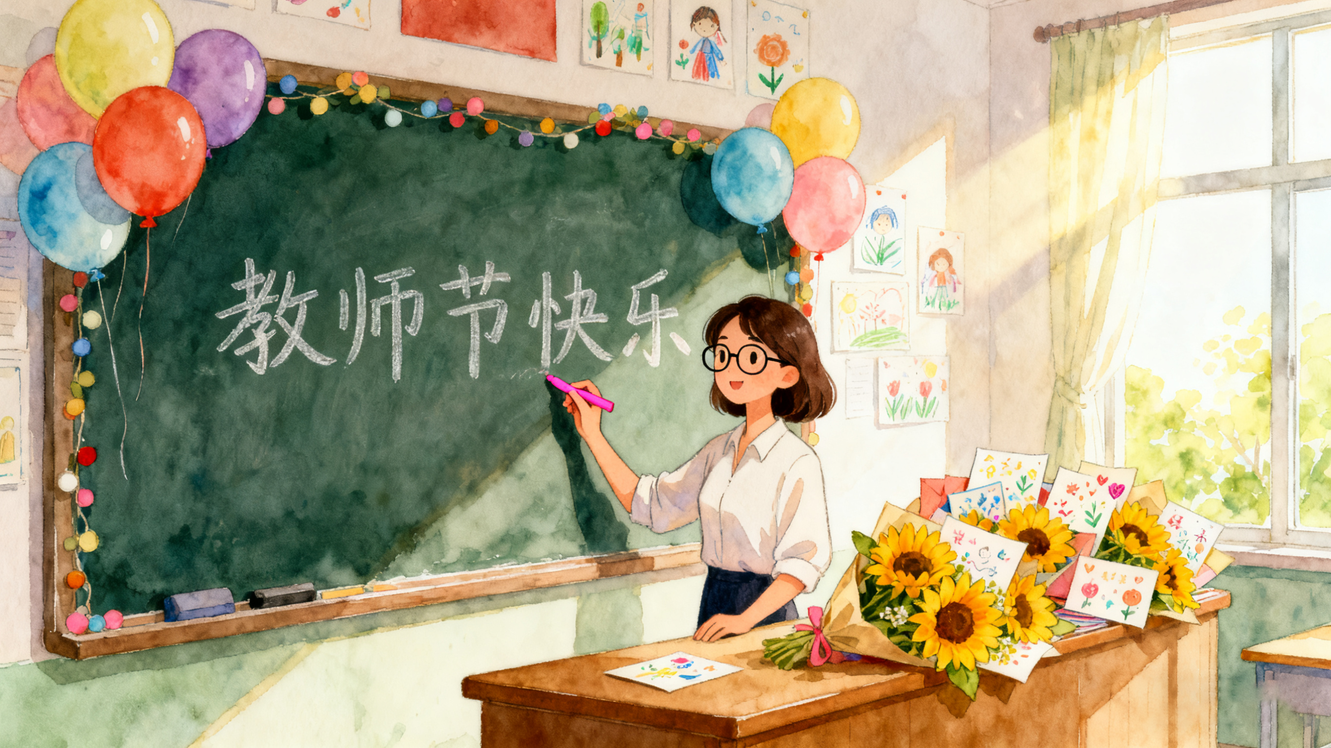 教师节祝福语