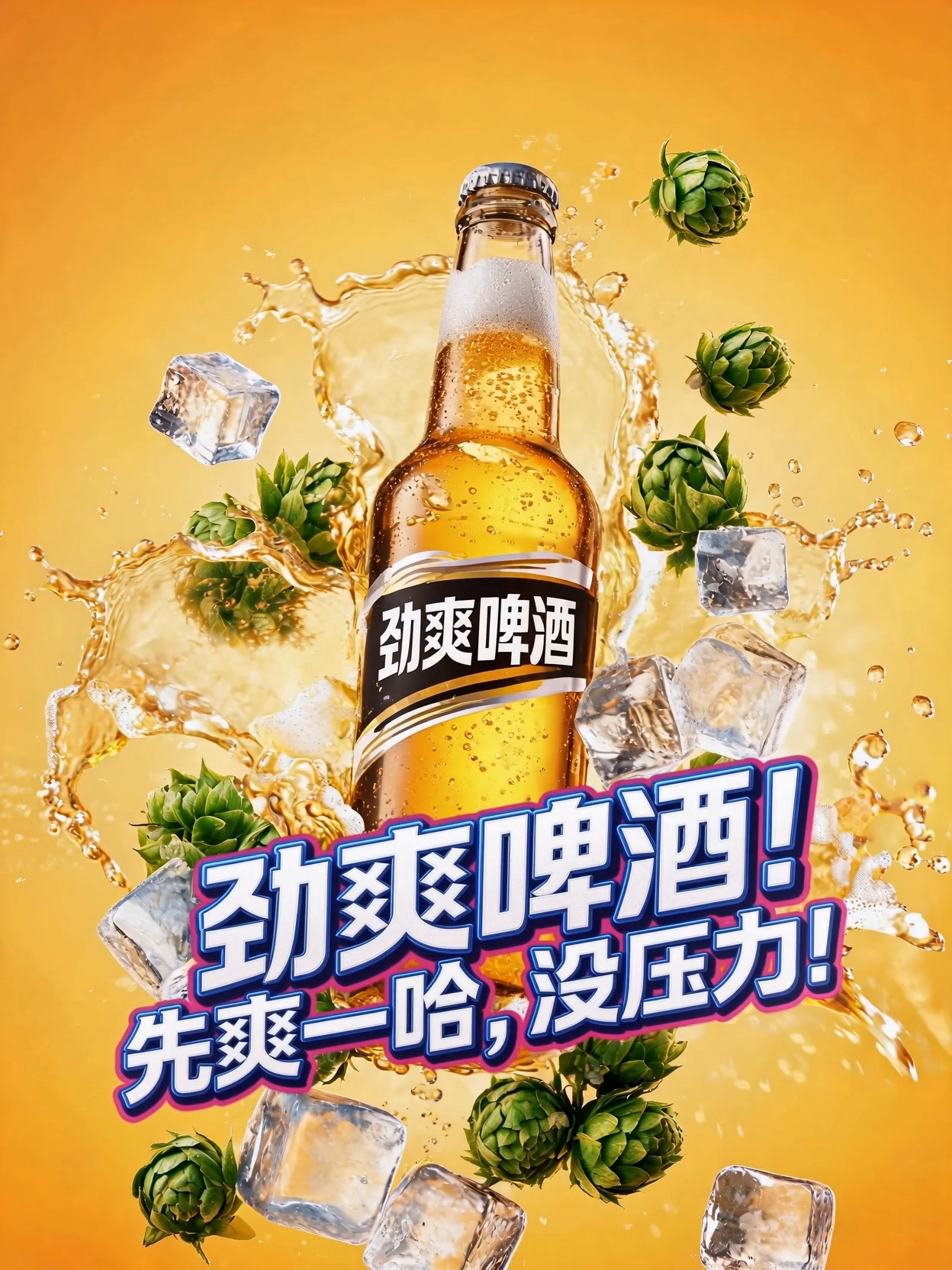谐音梗趣味广告 AI视频模板效果预览